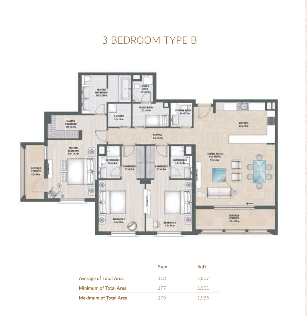 Alandalus Tower D floor plan 4