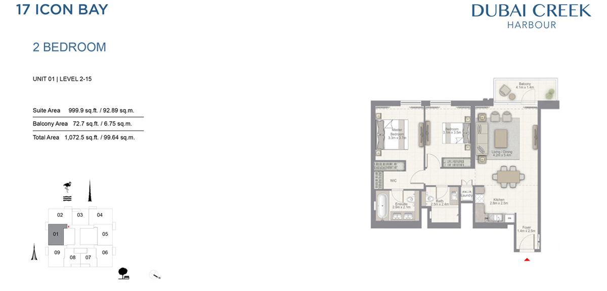 17 Icon Bay floor plan 2