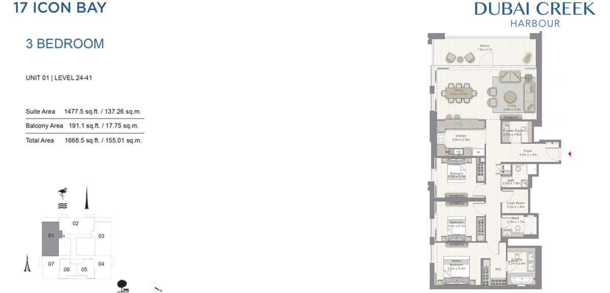17 Icon Bay floor plan 3