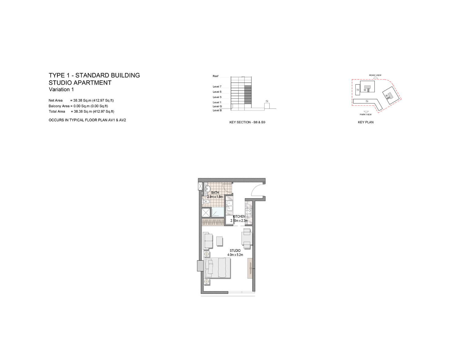 The Pulse Residence Plaza floor plan 1