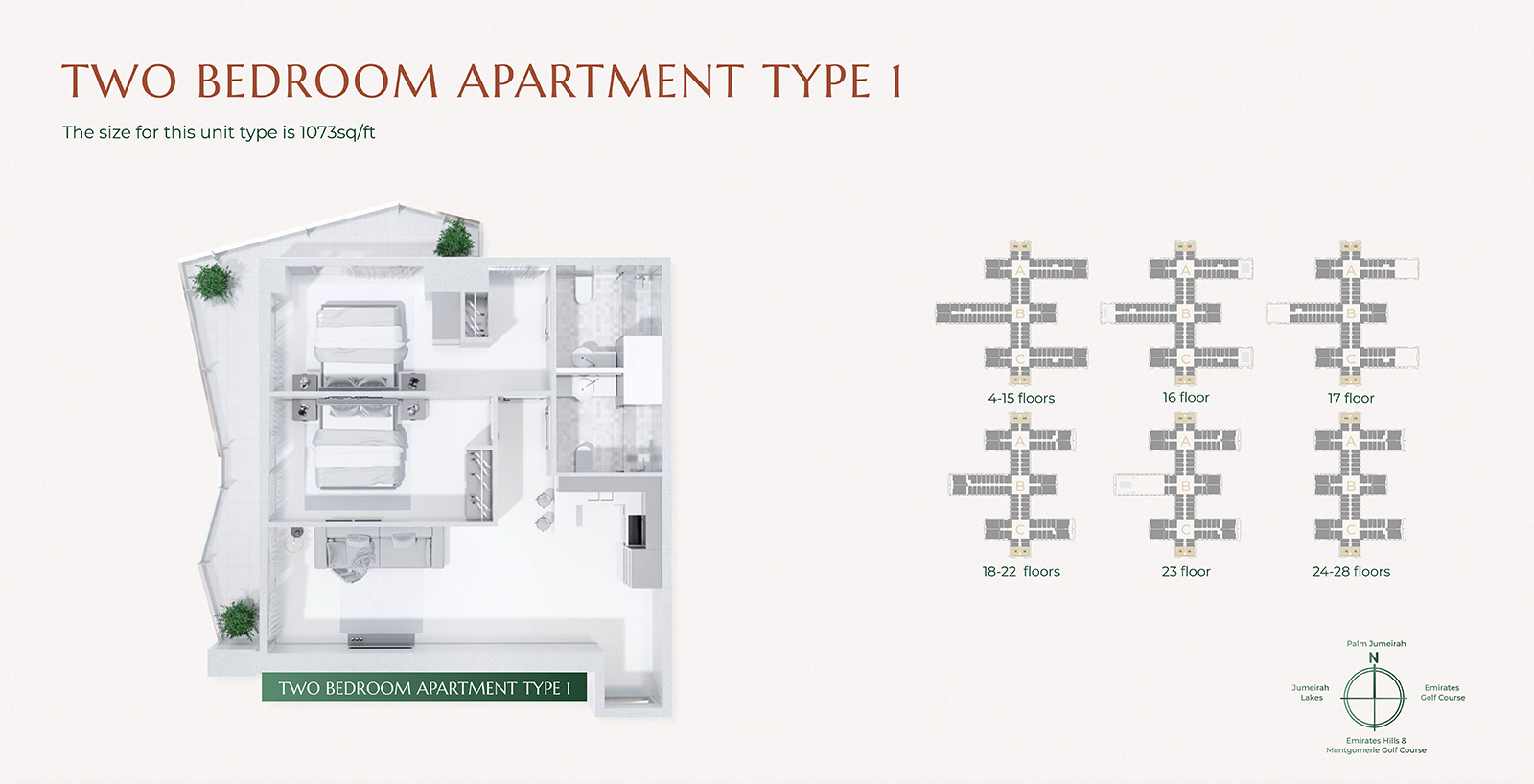 Golf Views Seven City floor plan 3