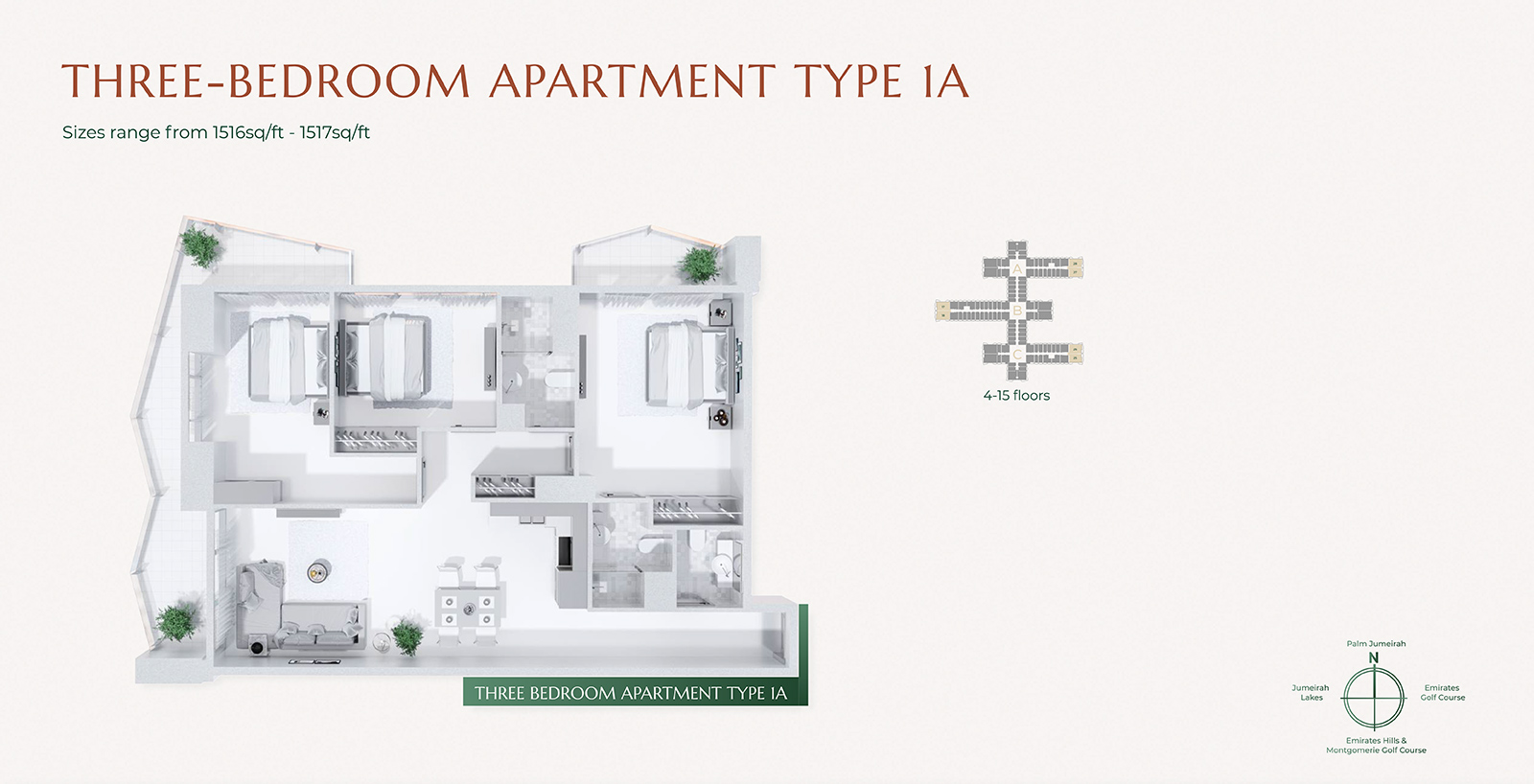 Golf Views Seven City floor plan 4