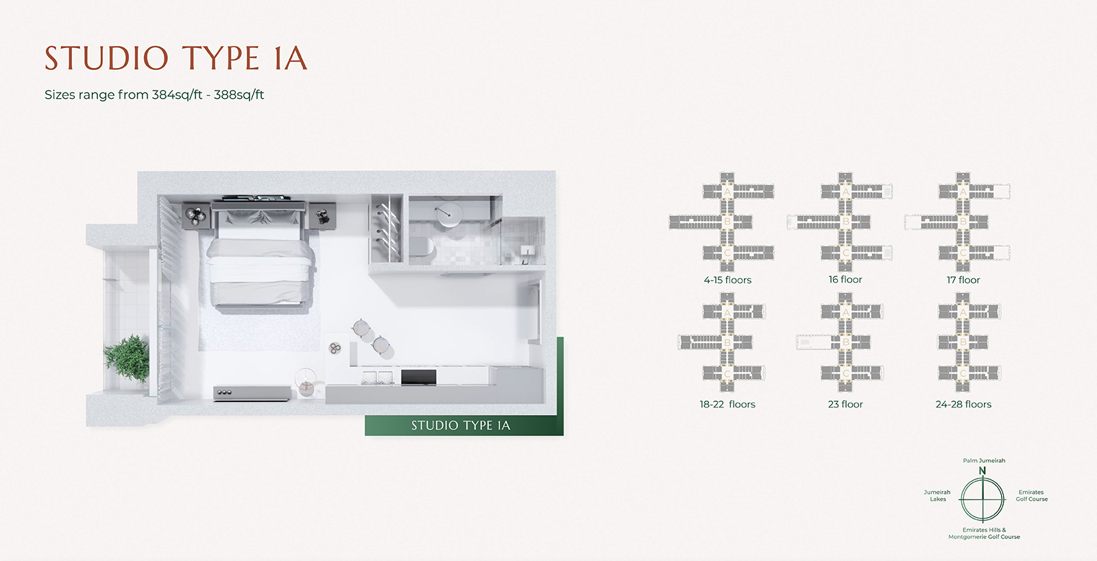 Golf Views Seven City floor plan 1