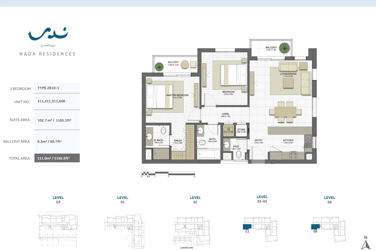 Nada Residences floor plan 3