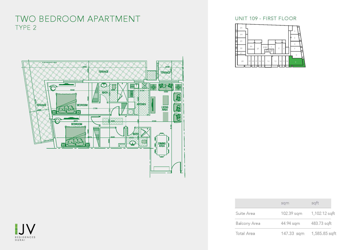 Joya Verde Residences floor plan 3