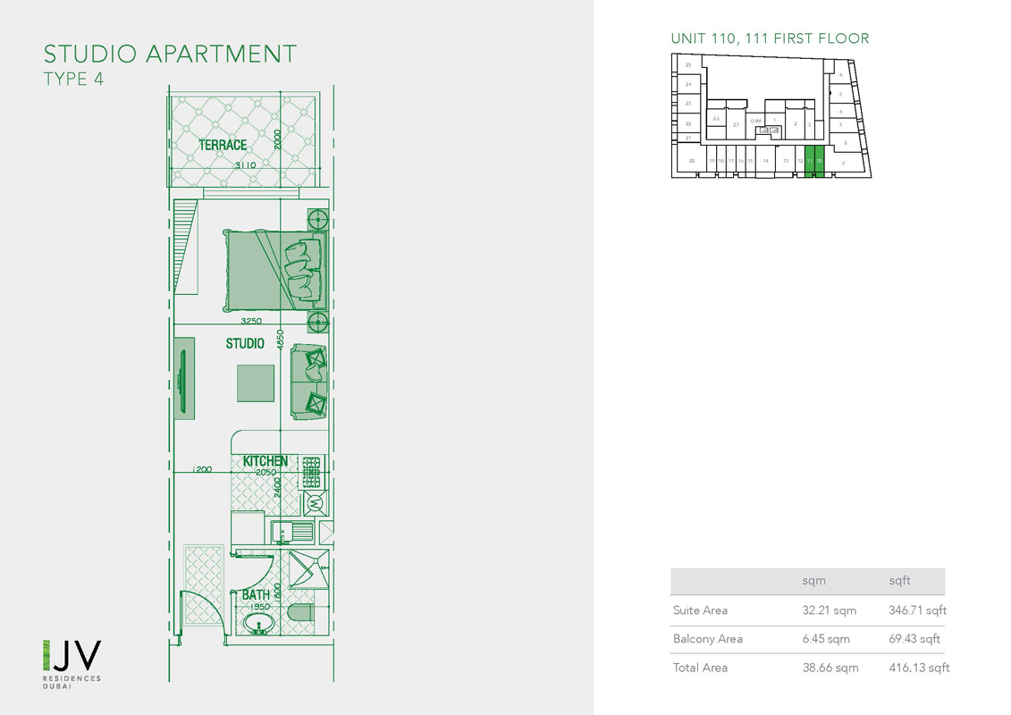 Joya Verde Residences floor plan 1