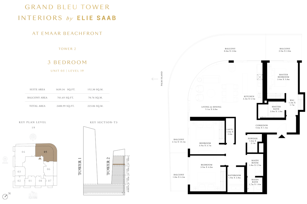 Grand Bleu Tower 2 floor plan 3