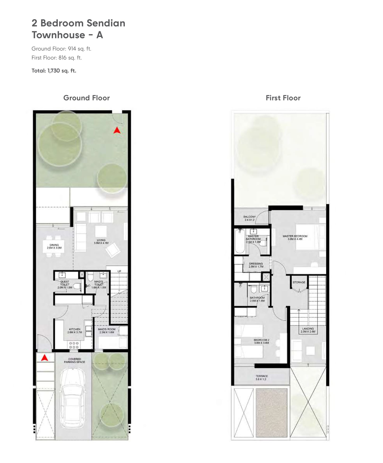 Masaar Sendian Villas floor plan 1