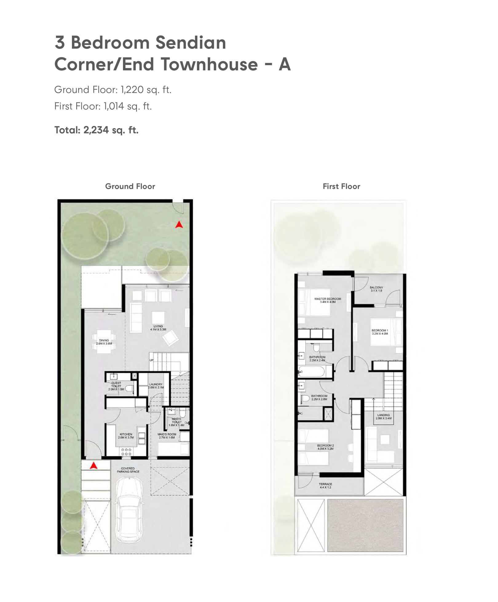 Masaar Sendian Villas floor plan 2