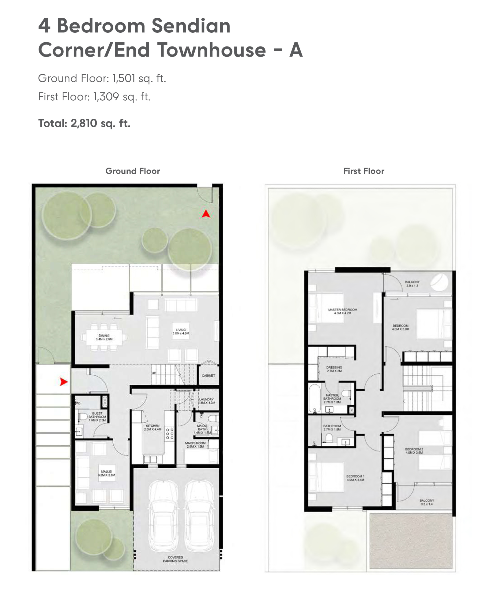 Masaar Sendian Villas floor plan 3