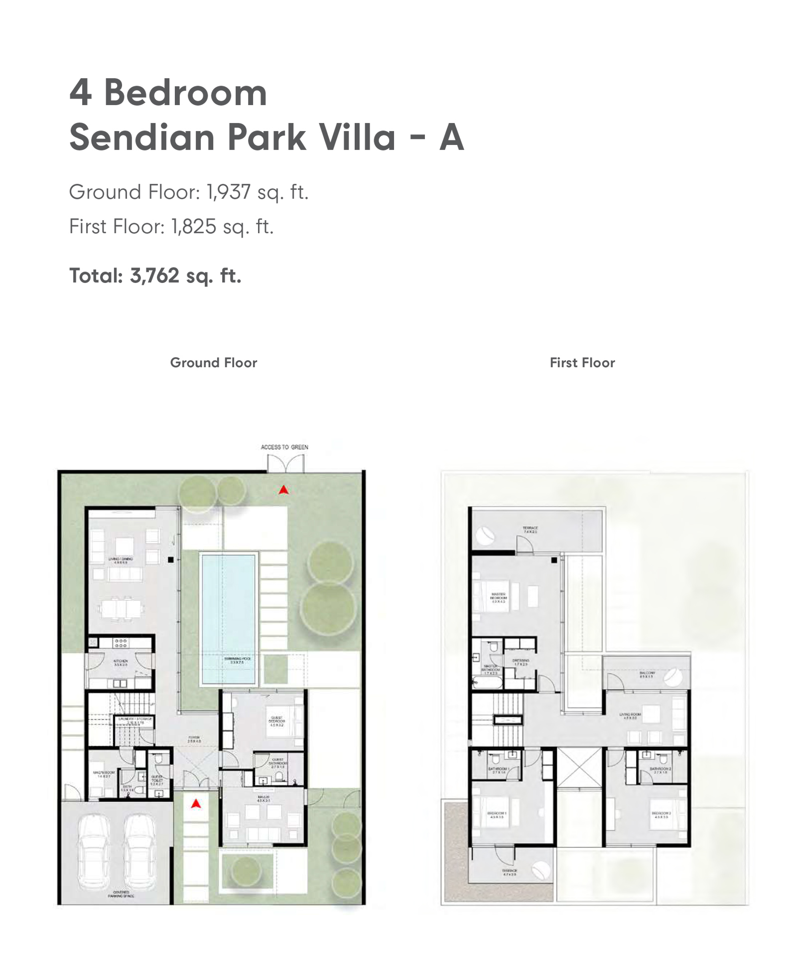 Masaar Sendian Villas floor plan 4