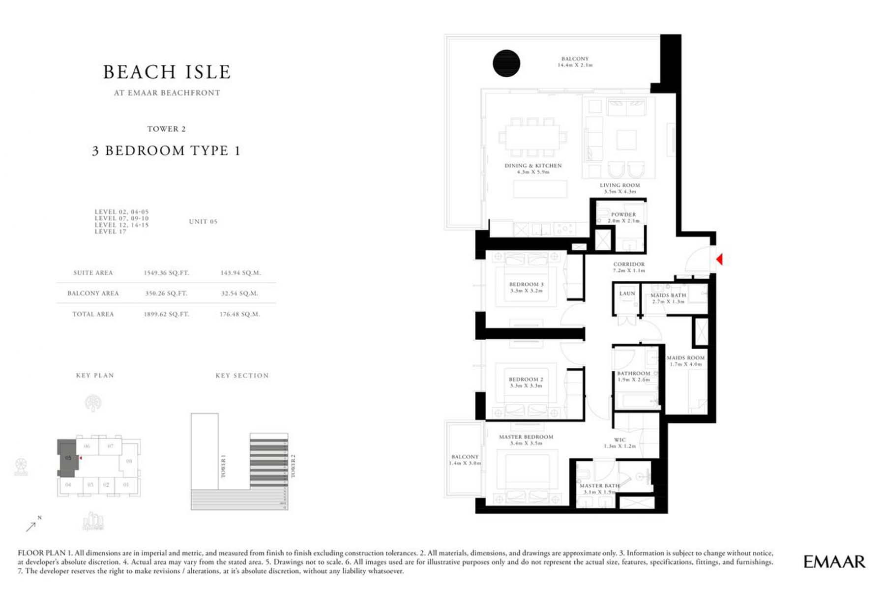 Beach Isle Tower 2 floor plan 3