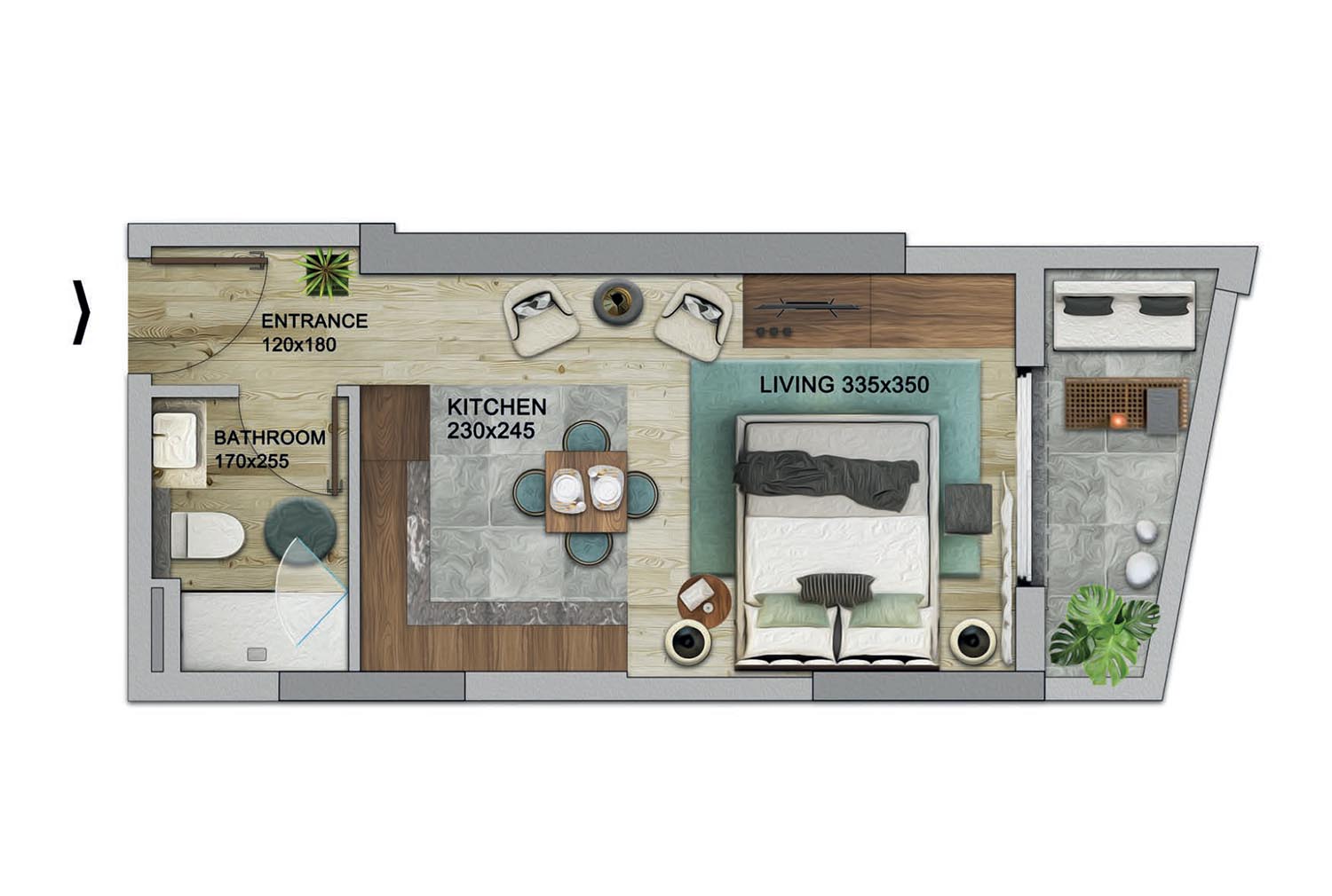 The Haven Residences floor plan 1
