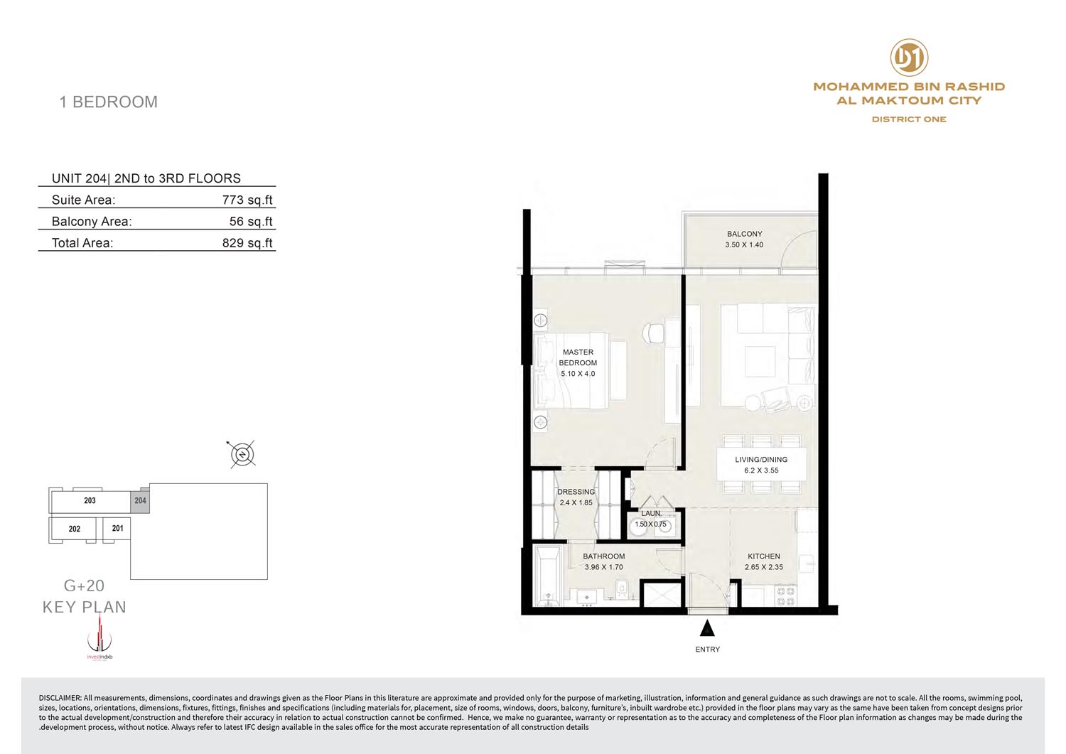 District One Residences 11 floor plan 1