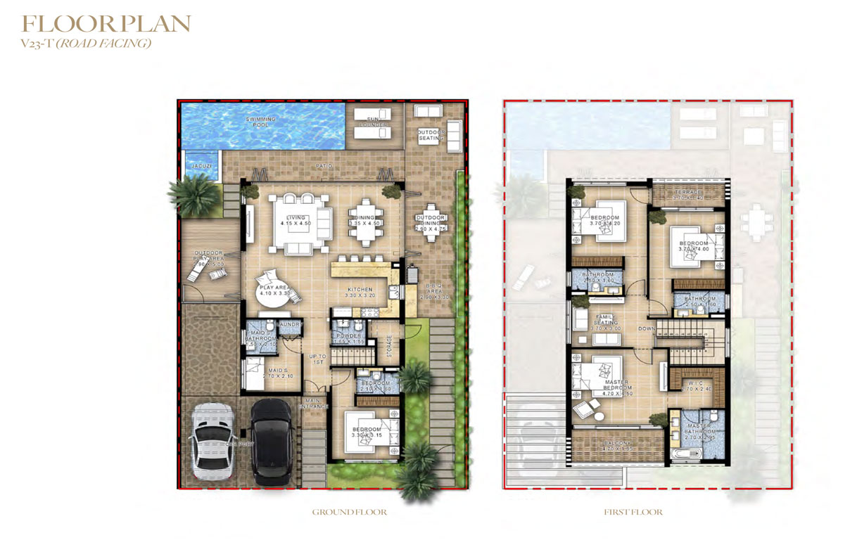 Belair Villas floor plan 1