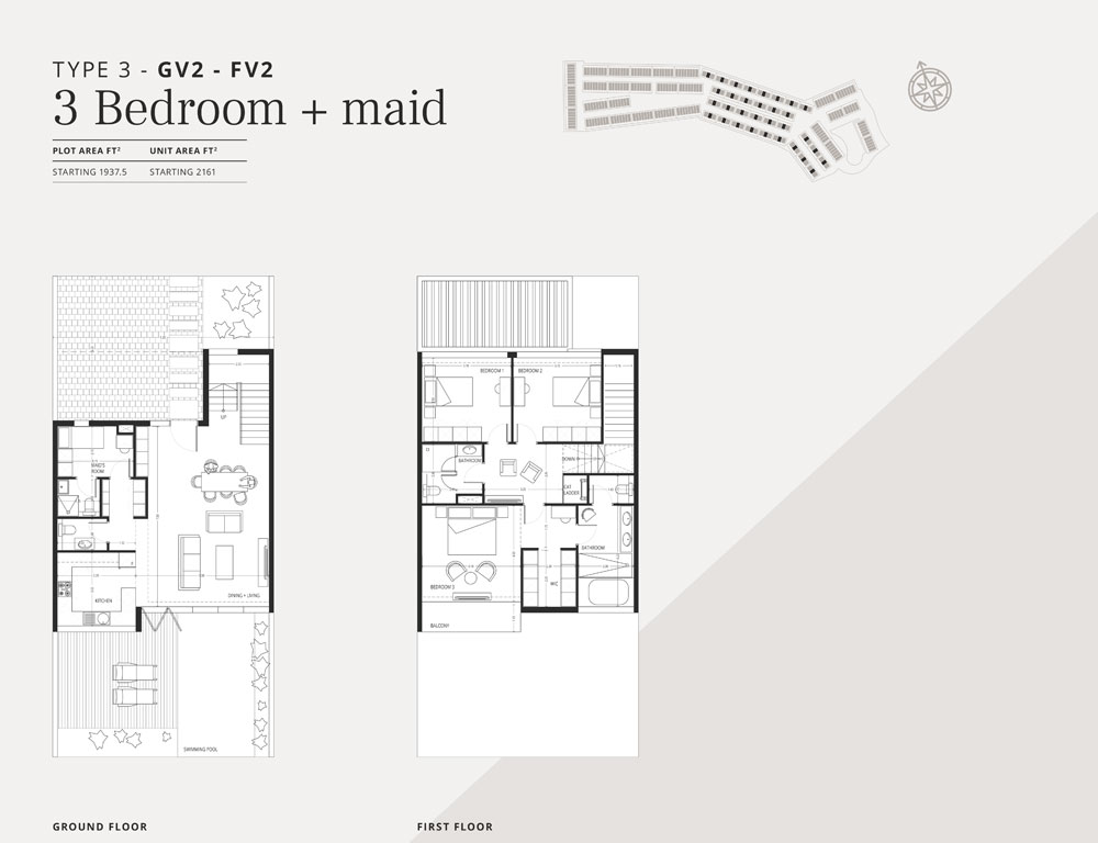 Jumeirah Luxury Living floor plan 1