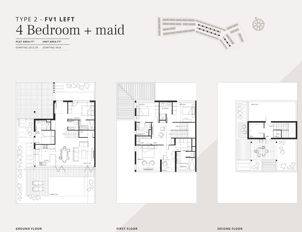 Jumeirah Luxury Living floor plan 2