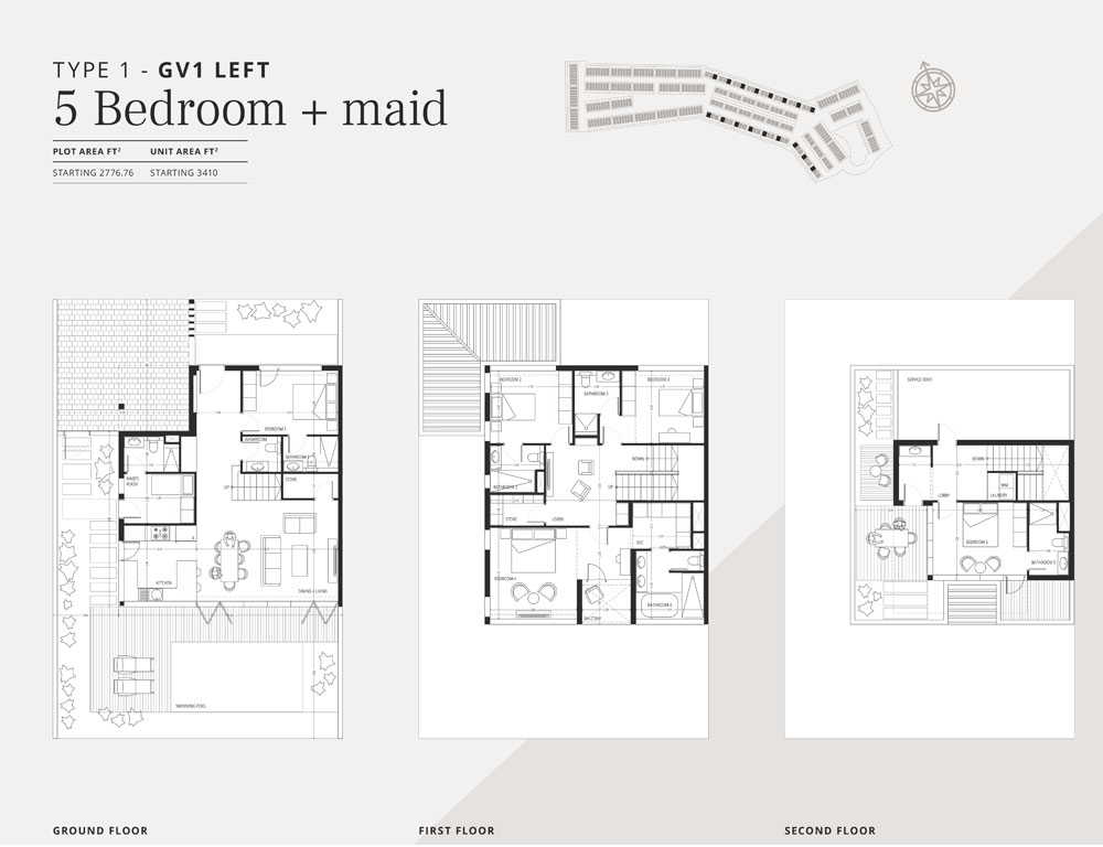 Jumeirah Luxury Living floor plan 3
