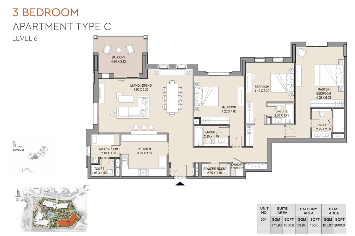 MJL Asayel Building 2 floor plan 3