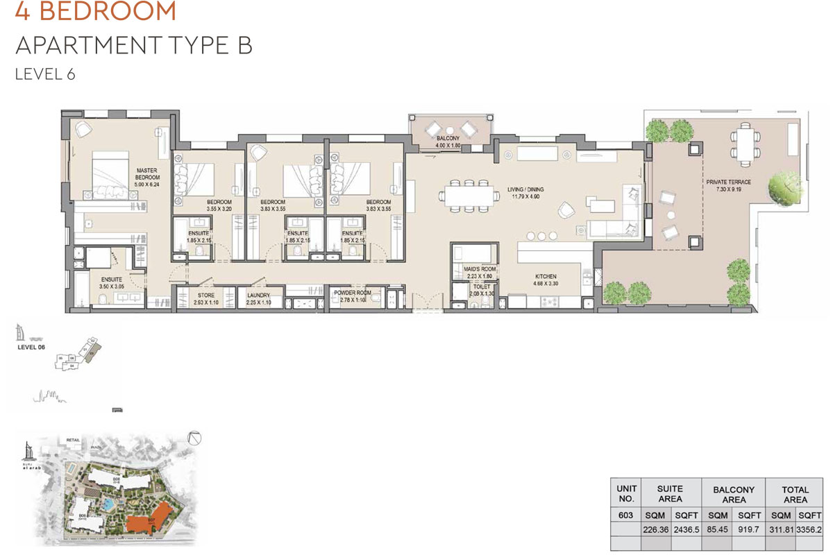 MJL Asayel Building 2 floor plan 4