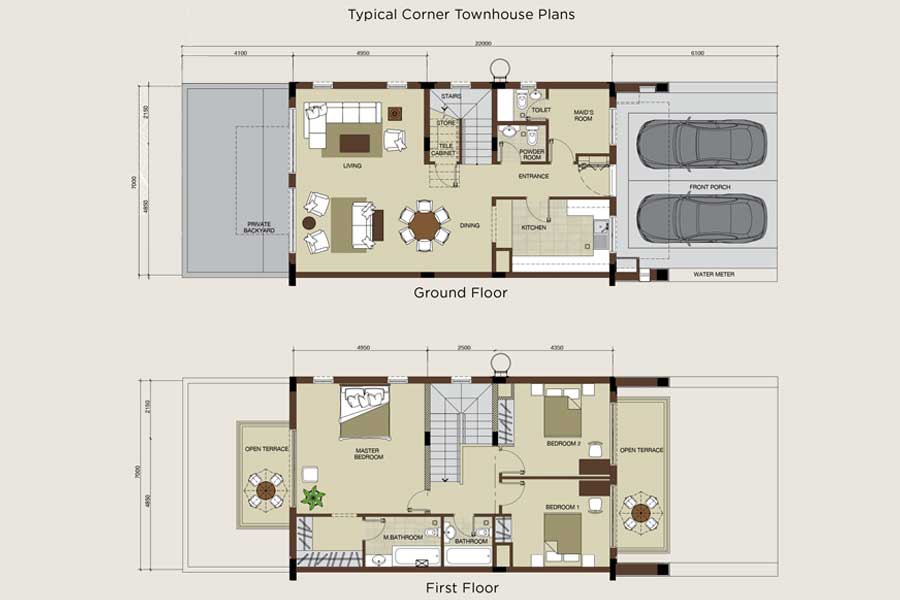 Warsan Village Dubai floor plan 1