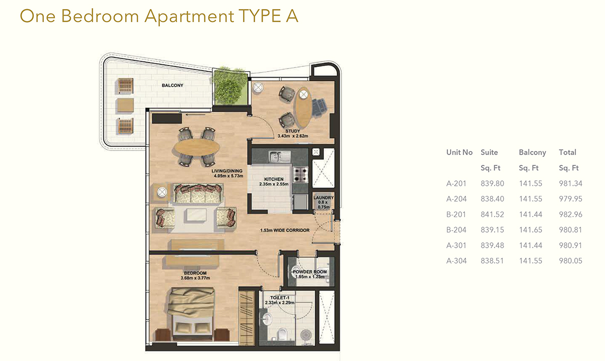 Gemini Splendor floor plan 1