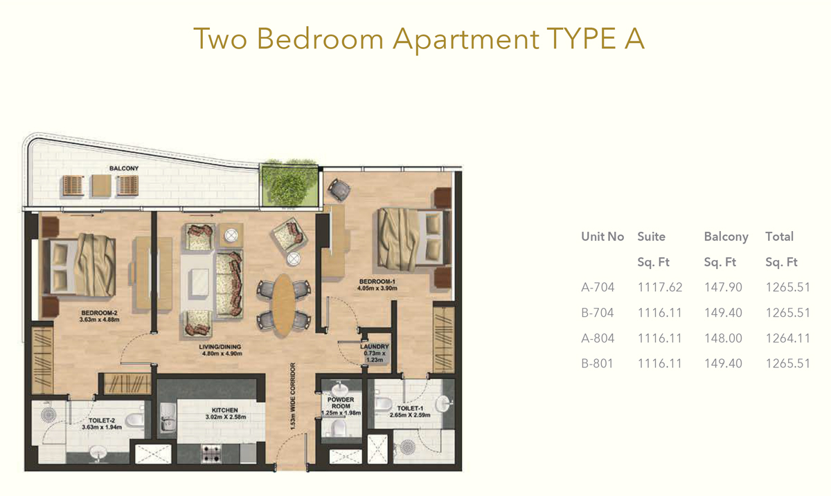 Gemini Splendor floor plan 4