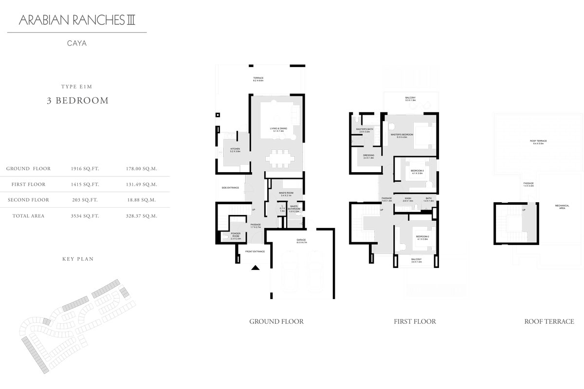 Caya at Arabian Ranches III floor plan 1