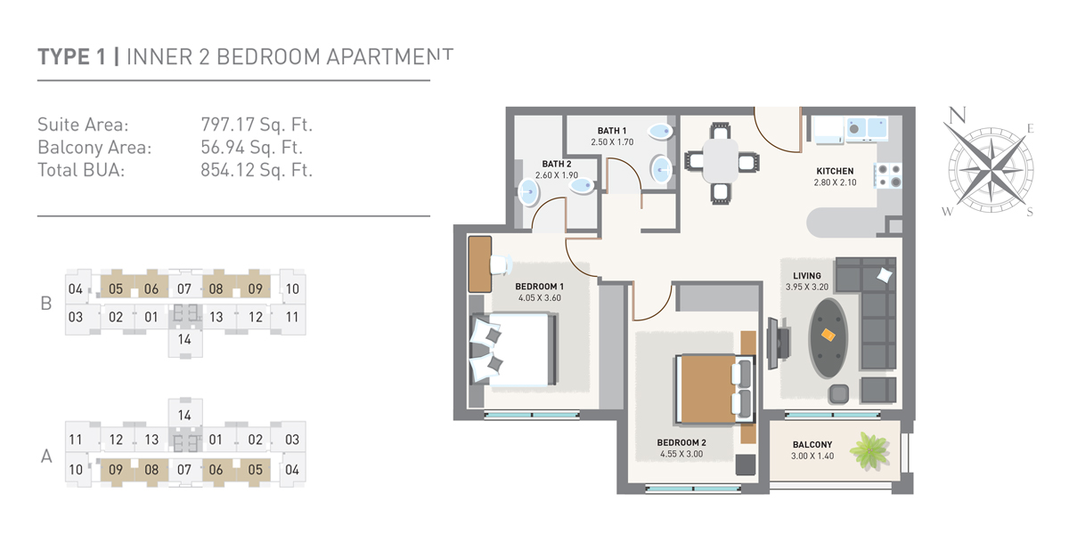 Green Diamond One floor plan 1