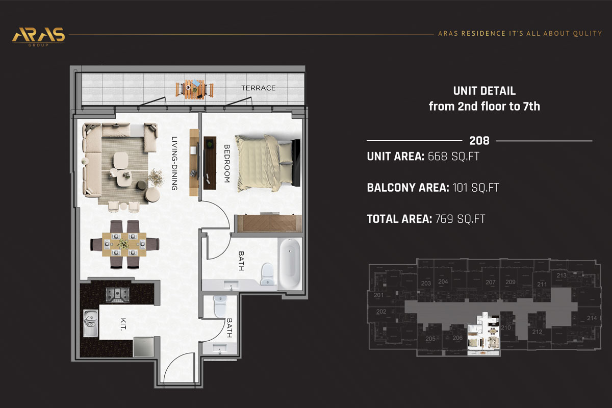 ARAS Residence floor plan 2