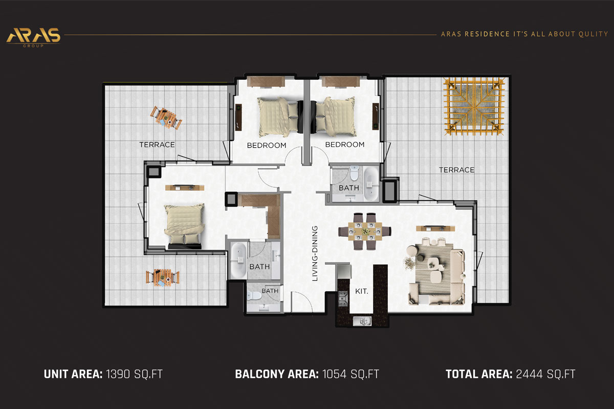 ARAS Residence floor plan 4