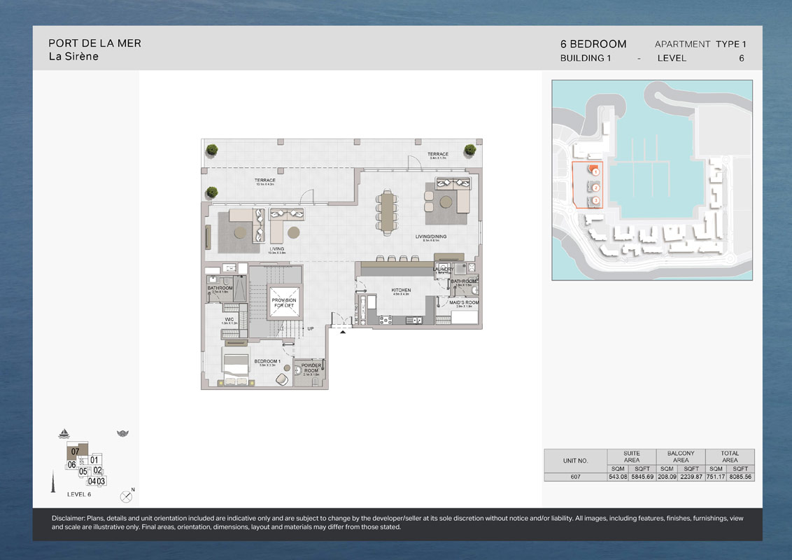 La Sirene Port De La Mer floor plan 5