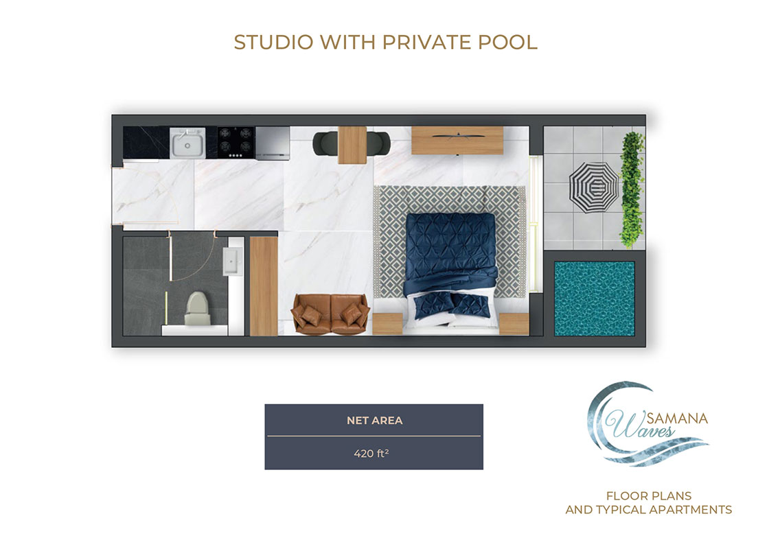 Samana Waves floor plan 1
