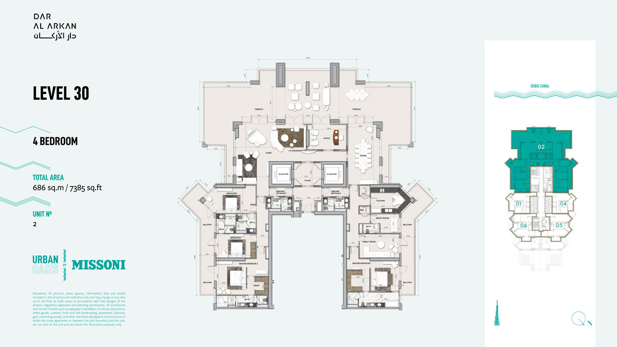 Urban Oasis floor plan 6