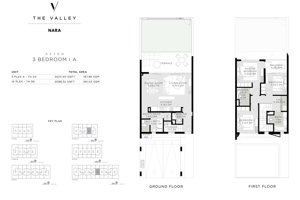 Nara The Valley floor plan 1