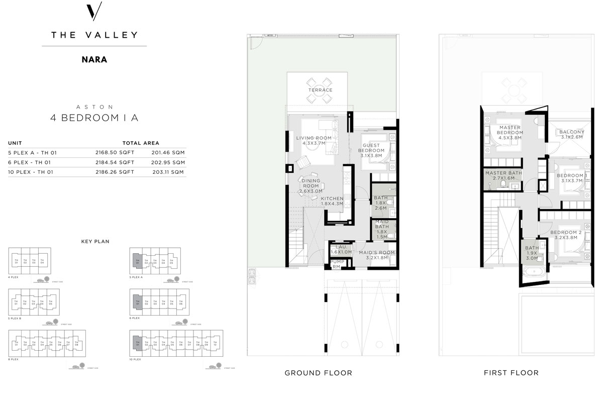 Nara The Valley floor plan 2