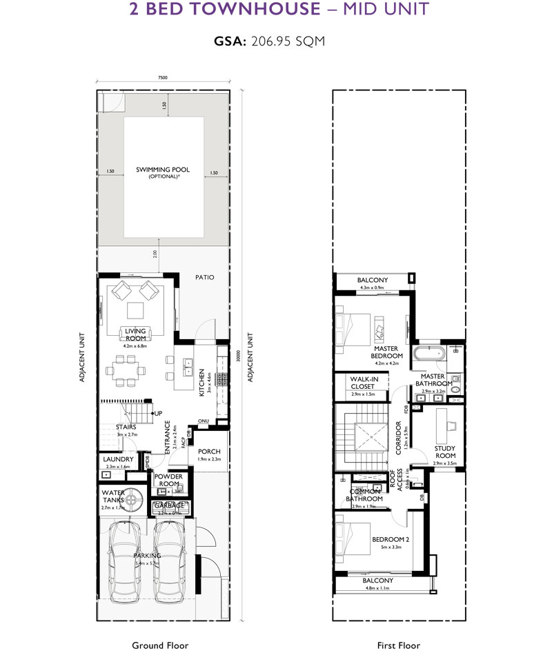 The Magnolias Yas Acres floor plan 1