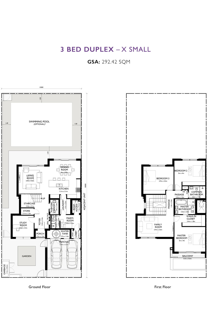 The Magnolias Yas Acres floor plan 2