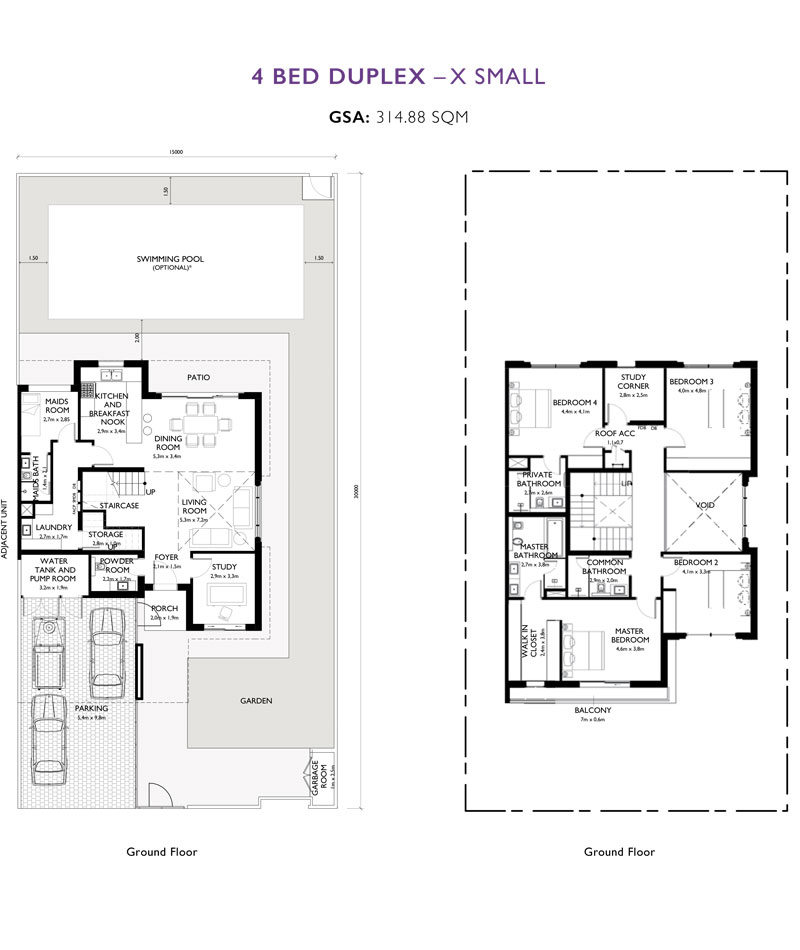 The Magnolias Yas Acres floor plan 3