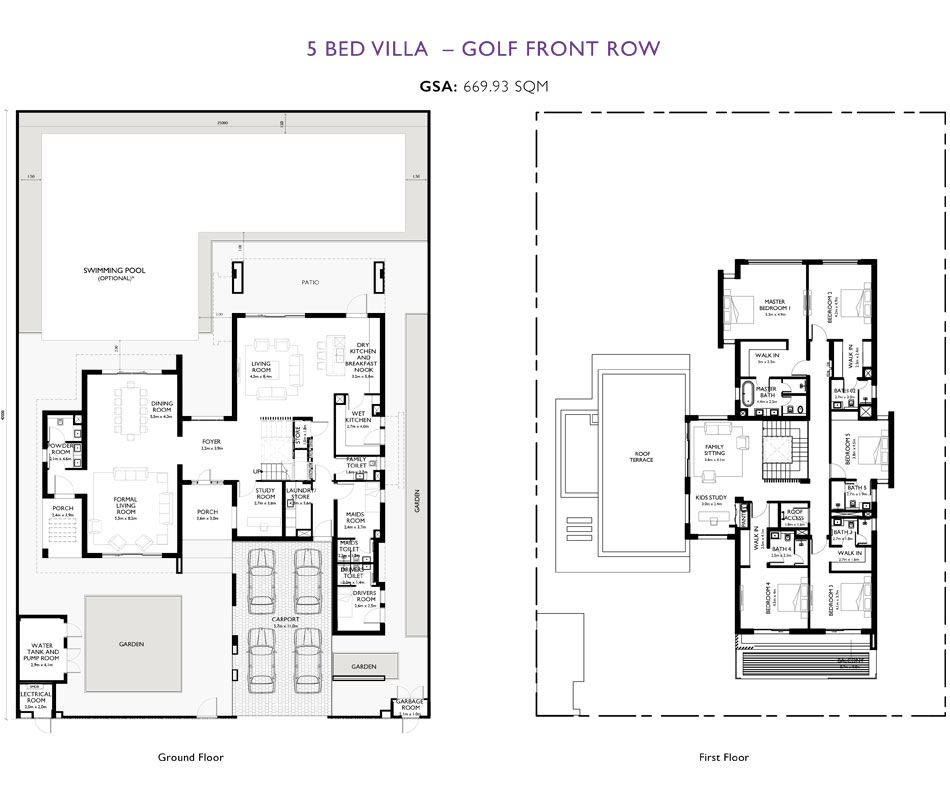 The Magnolias Yas Acres floor plan 5