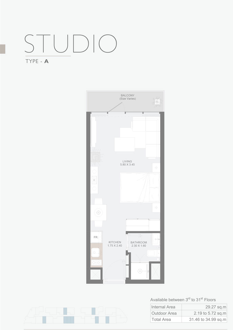 Al Maryah Vista 2 floor plan 1