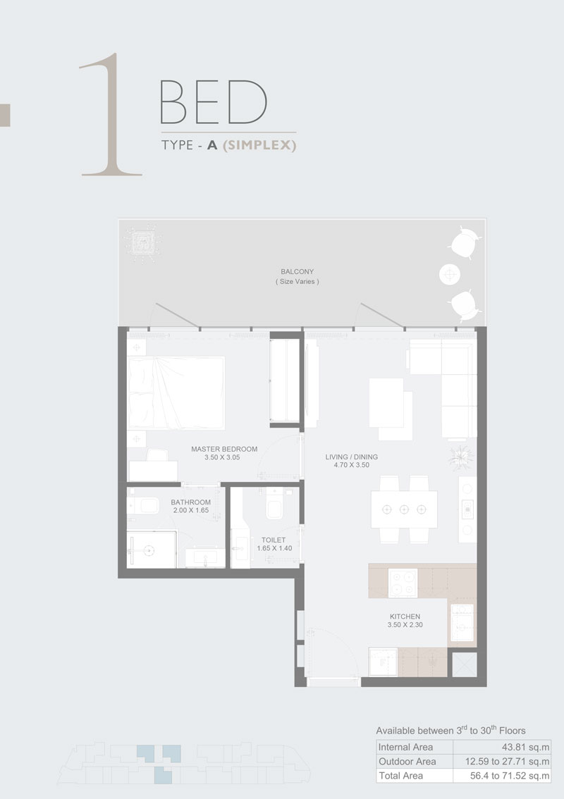 Al Maryah Vista 2 floor plan 2