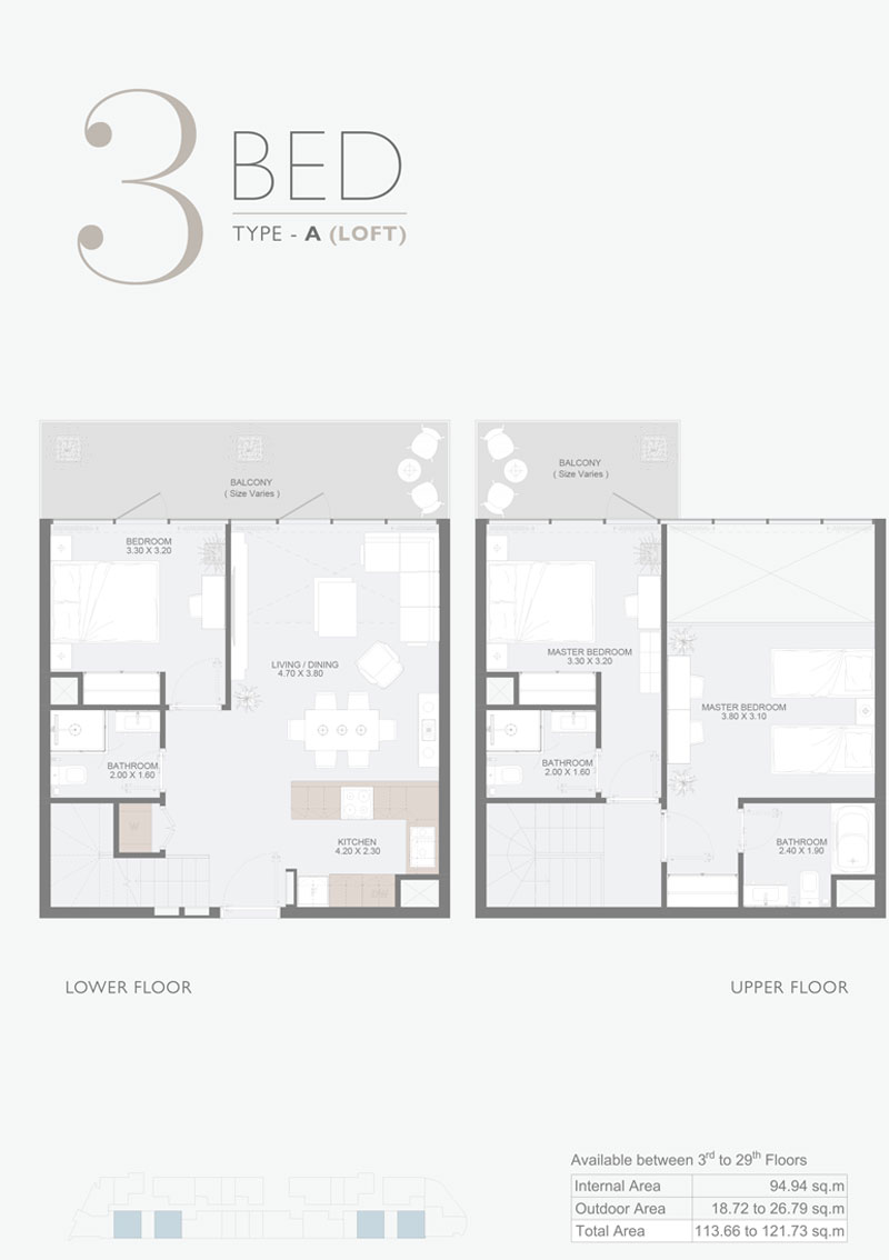 Al Maryah Vista 2 floor plan 4