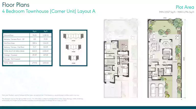 Murooj Al Furjan West Phase 2 floor plan 2