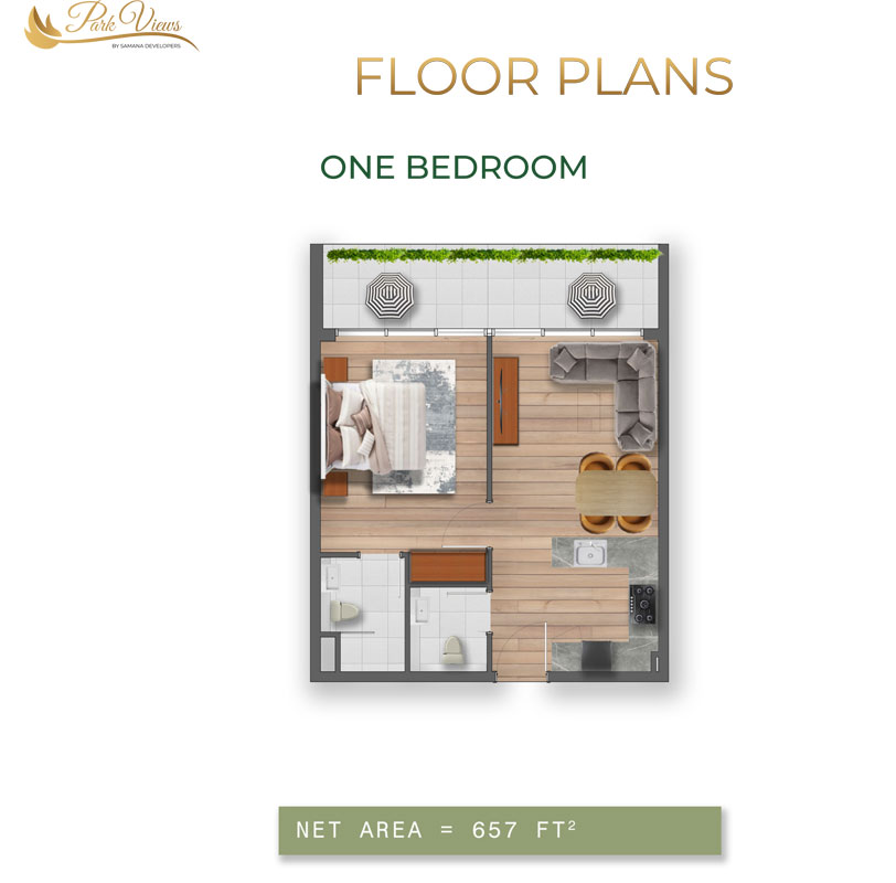 Samana Park Views floor plan 2