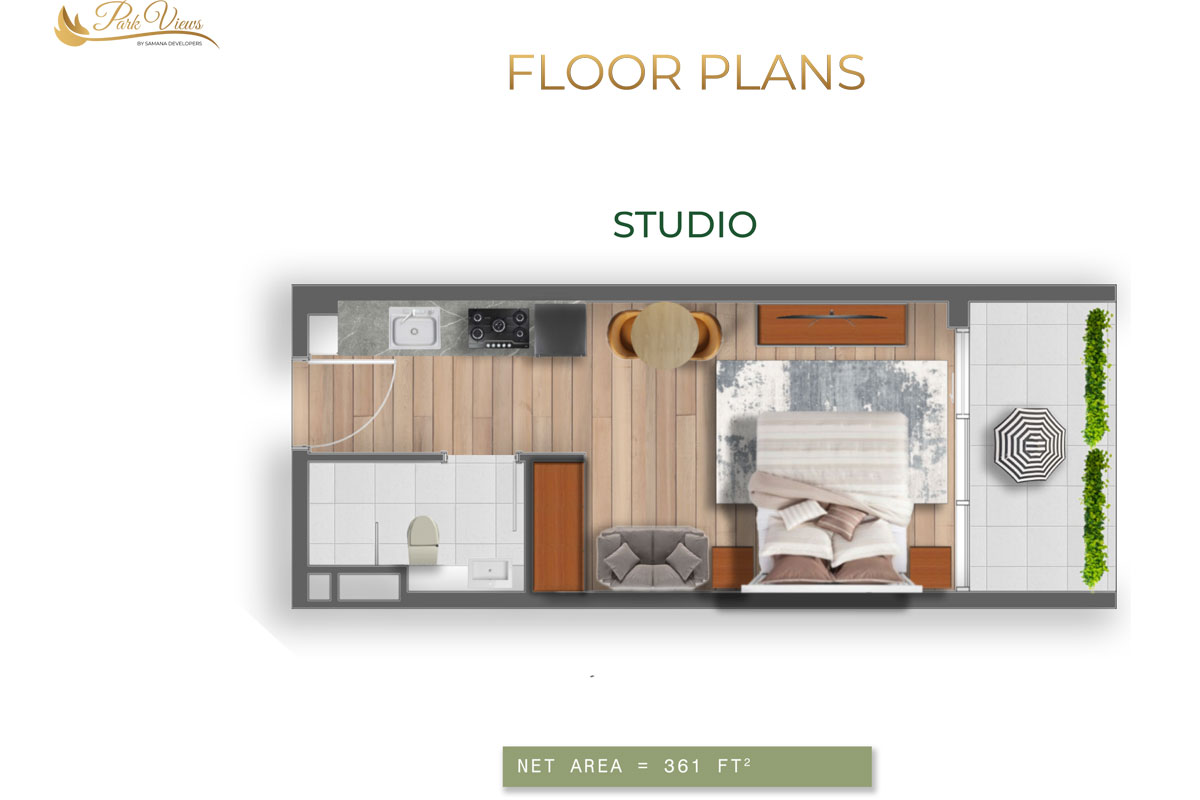 Samana Park Views floor plan 1