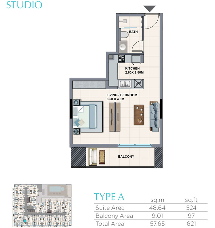 La Riviera Azure floor plan 1