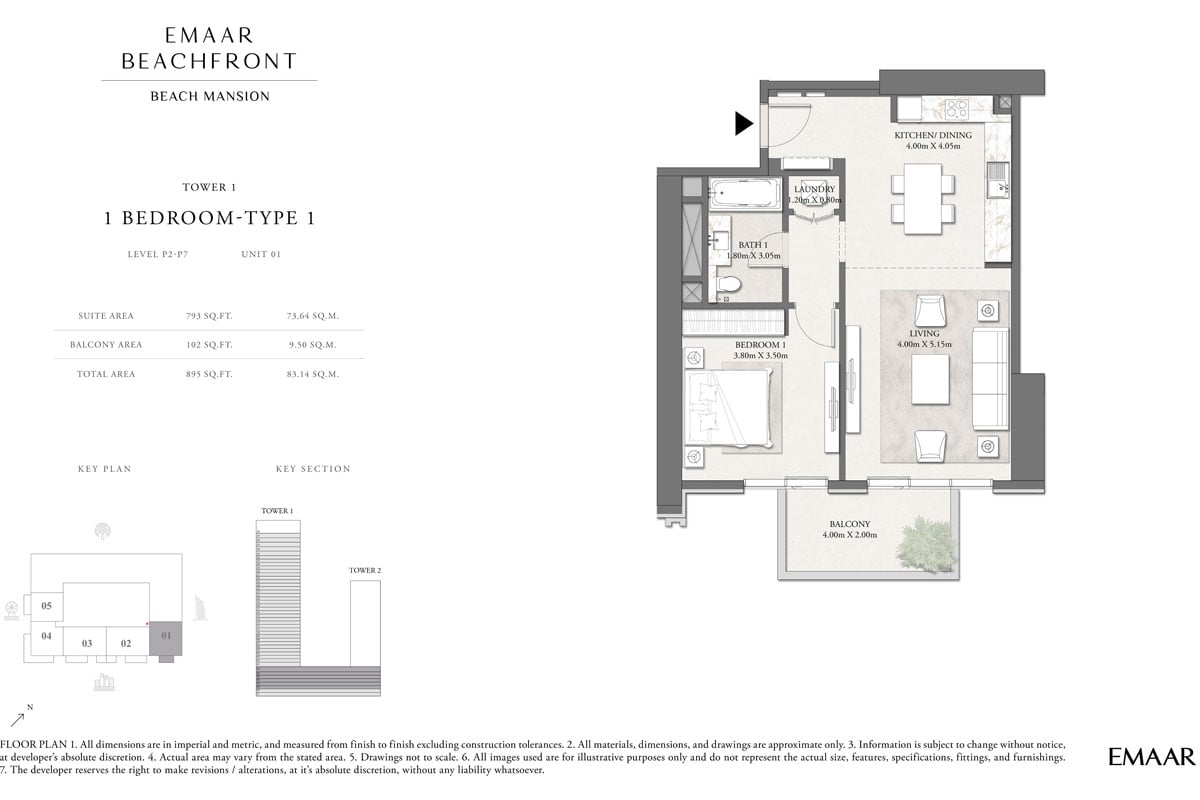 Beach Mansion floor plan 1