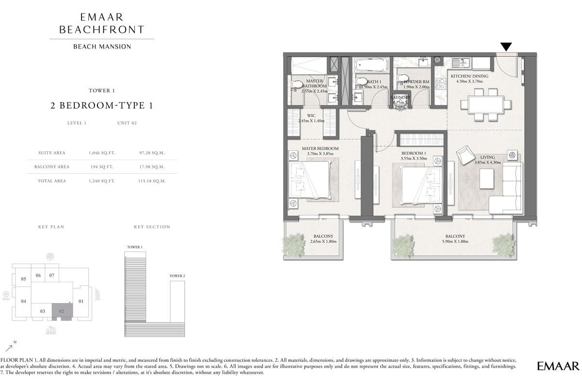 Beach Mansion floor plan 2