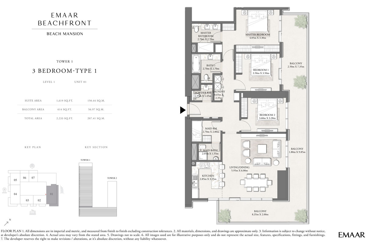 Beach Mansion floor plan 3